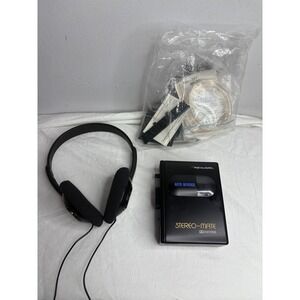 Realistic Stereo Mate Auto Reverse Cassette Player with Panasonic Headphones
